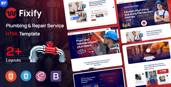 Fixify - Plumber & Handyman Repair HTML Template by ThemeMascot