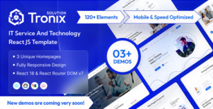 Tronix - IT Service And Technology React Template by onertheme
