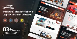 TRACKNGO - Transportation & Logistics Laravel Template by devstarit