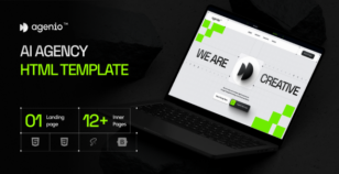 Agenio - AI Agency HTML Template by WPRiver