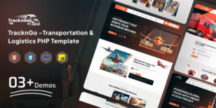 TracknGo -Transportation & Logistics PHP Template by Queen_Tex