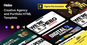 Hebo - Creative Agency & Portfolio HTML Template by AQLOVA