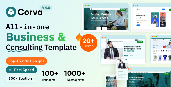 Corva - Business Consulting HTML Template by InversWeb