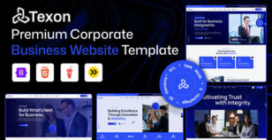 Texon – Corporate Business HTML Website Template by SPRUKO