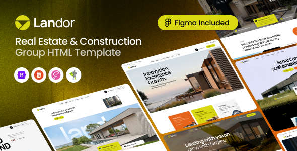 Landor – Modern Real Estate & Property Listing HTML Template by Theme_Pure