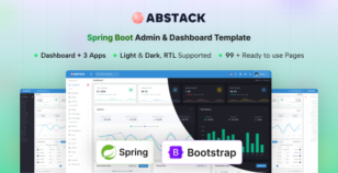 Abstack - Spring Boot Admin & Dashboard Template by coderthemes