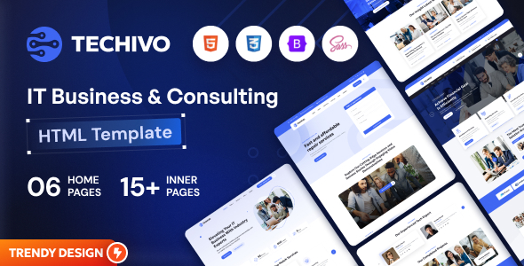 Techivo - IT Service & Consulting HTML Template by SOFT-iDesign
