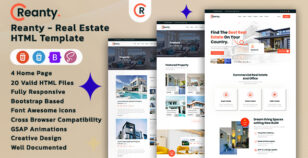 Reanty – Real Estate HTML Template by themes_studio