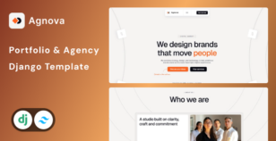 Agnova - Portfolio & Agency Django Website Template by Unifato