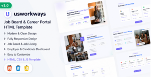 Usworkways – Job Listing & Directory HTML Template by webmaker_bd