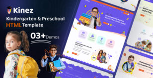 Kinez - Kindergarten School HTML Template by theme_ocean