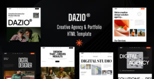 Dazio | Creative Agency & Portfolio HTML Template by capricorn-studio