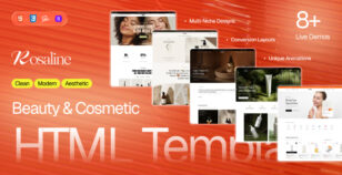 Rosaline - Beauty & Cosmetic eCommerce HTML Template by themesflat