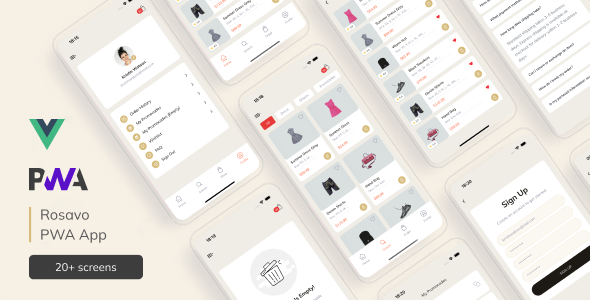 Rosavo – Vue 3 Fashion Store & eCommerce Template by George_Fx