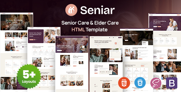 Seniar - Senior Care HTML Template by KodeSolution