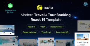 Travila - Modern Travel & Tour Booking React 19 Template by alithemes