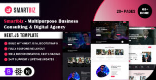 Smartbiz - Multipurpose Business Consulting & Digital Agency Next.js Template by codearchives