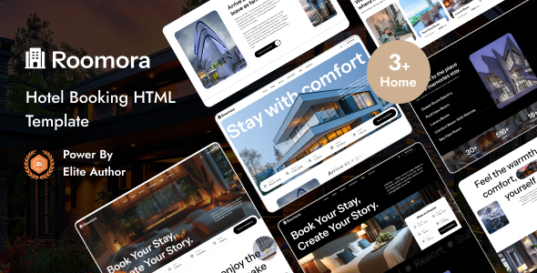 Roomora – Hotel Booking HTML5 Template by wpoceans
