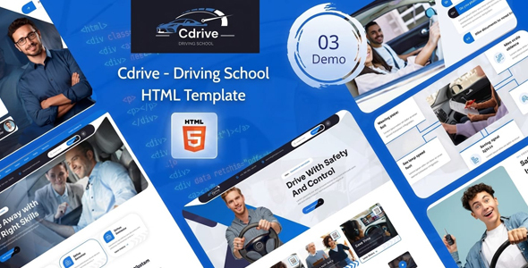 Cdrive - Driving School HTML Template by ThemeCraftAgency