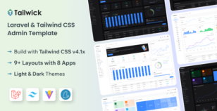 Tailwick - Laravel & Tailwind CSS Admin Dashboard Template by themesdesign