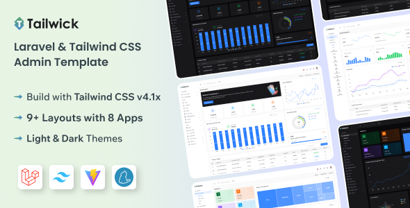 Tailwick - Laravel & Tailwind CSS Admin Dashboard Template by themesdesign