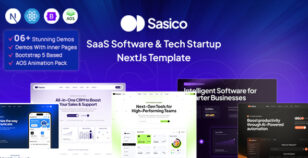 Sasico - SaaS Software & Tech Startup NextJs Template by ib-themes