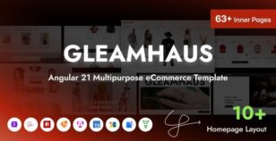 Gleamhaus - Angular Multipurpose eCommerce Template by nsaTheme