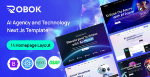 Robok - AI Agency & Technology Next JS Template by validthemes