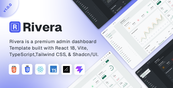 Rivera — Multipurpose React Admin Dashboard Template by WRAPCODERS