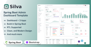 Silva - Spring Boot Admin & Dashboard Template by Zoyo-Themes