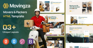 Movingza - Movers & Packers HTML Template by ThemeMascot