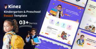 Kinez - Kindergarten School React JS Template by theme_ocean