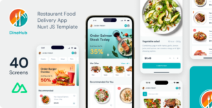 DineHub – Restaurant & Food Delivery Nuxt JS Template by George_Fx