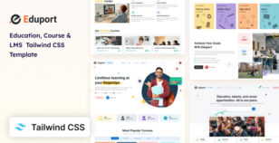 Eduport - LMS, Education and Course Tailwind CSS 4 Template by Stackbros