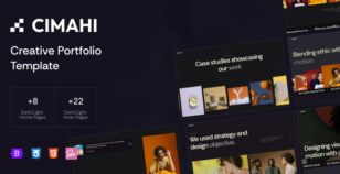 Cimahi - Creative Agency & Personal Portfolio HTML Template by ridianur