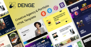 Denge - Creative Agency Portfolio HTML Template by ThemeMascot