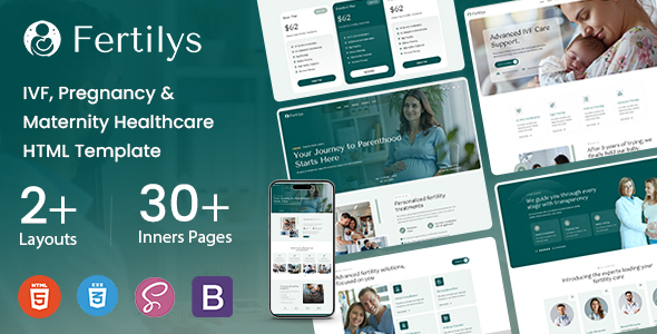 Fertilys – IVF, Pregnancy & Maternity Healthcare HTML Template by ThemeMascot