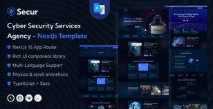 Secur – Cyber Security Services Agency NextJs Template by onertheme