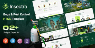 Insectra - Bugs & Pest Control HTML Template by thimshop