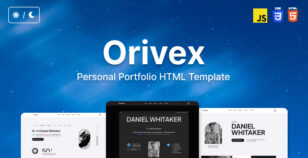 Orivex - Personal Portfolio HTML Template by CodePower