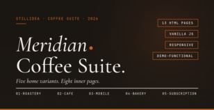 Meridian - Coffee HTML Template by stillidea