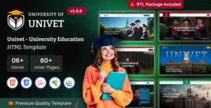 Univet - University Education HTML Template by rs-theme