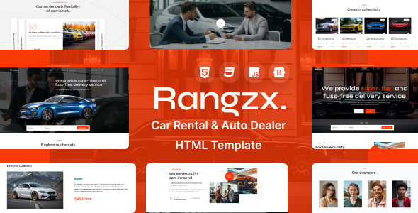 Rarngzx - Car Rental & Auto Dealer HTML Template by zcubethemes