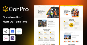 ConPro - Construction React Next Js Template by Thememx