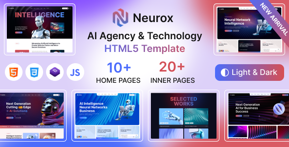 Neurox – AI Agency & Technology HTML5 Template by Dreamit-Solution