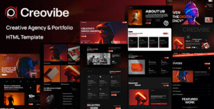 Creovibe - Creative Agency & Portfolio HTML Template by ThemeMascot