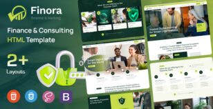 Finora - Finance & Consulting HTML Template by KodeSolution