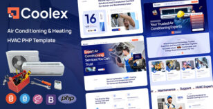 Coolex - Air Conditioning HVAC PHP Template by KodeSolution