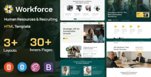 Workforce - Human Resources & Recruiting HTML Template by ThemeMascot
