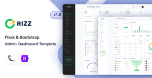 Rizz - Flask Admin & Dashboard Template by Mannat-Themes